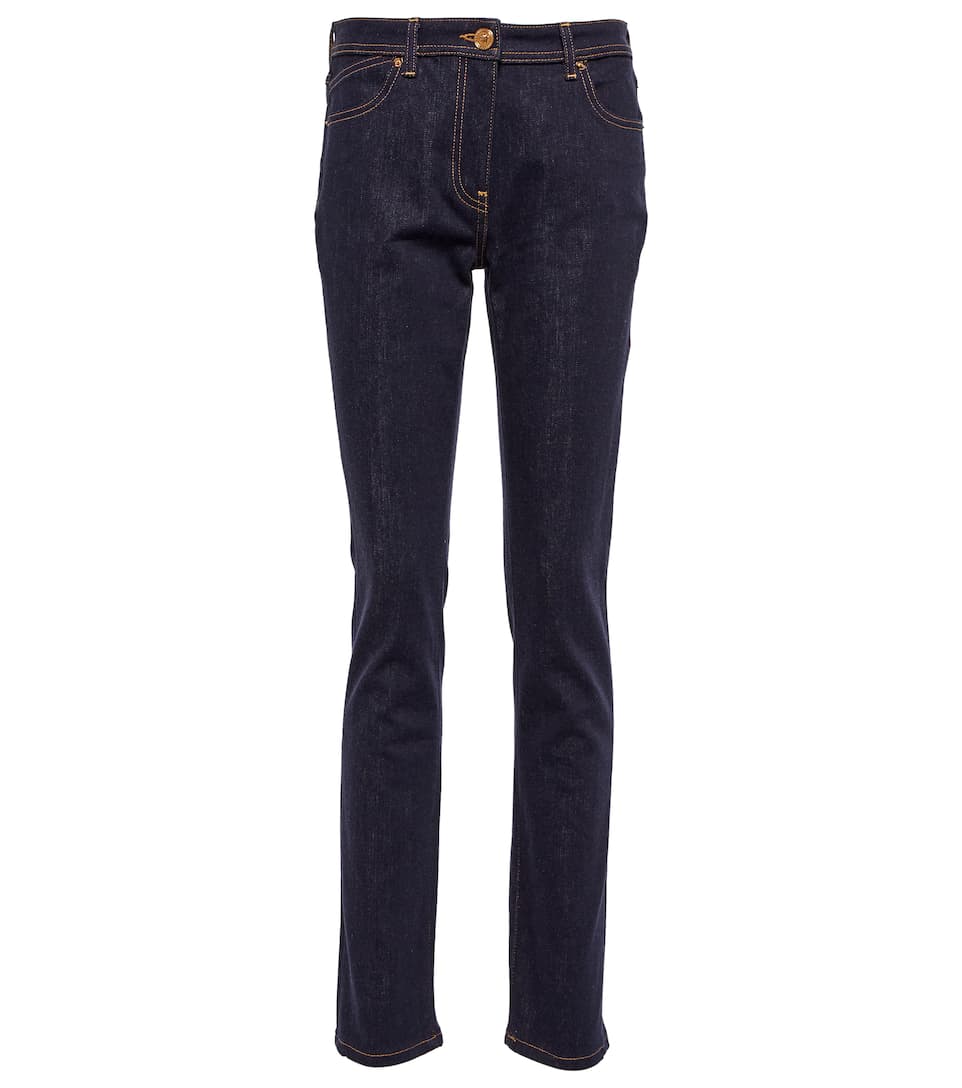 Clearance Versace High-rise slim jeans - Women authentic 100% - Summer Sale