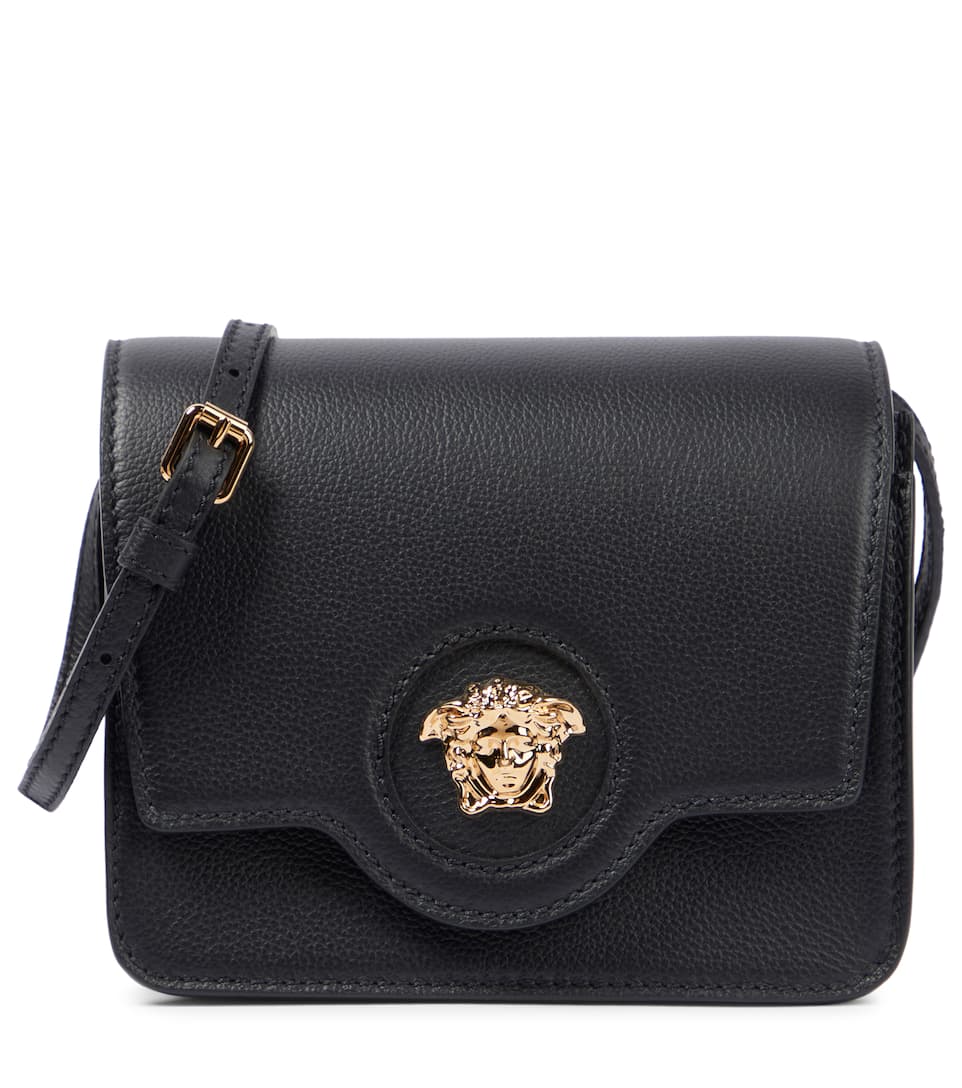 Sale | Clearance Versace La Medusa leather shoulder bag - Women ...